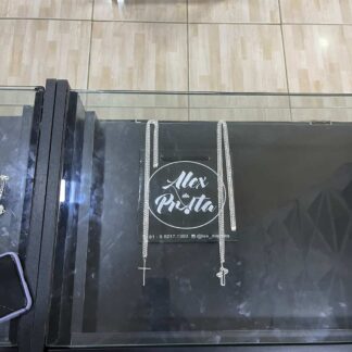 correntes de 3mm com 60cm-70cm + pingente incluso